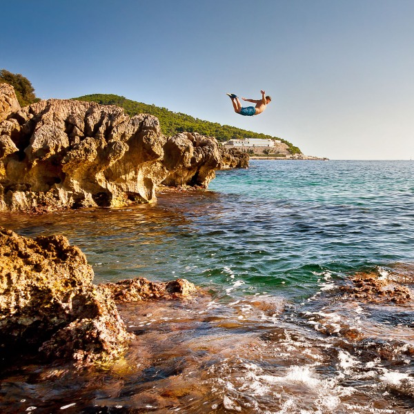 12 touristische Aufnahmen aus Dubrovnik