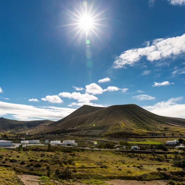 12 touristische Aufnahmen aus Lanzarote
