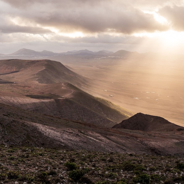 12 touristische Aufnahmen aus Lanzarote