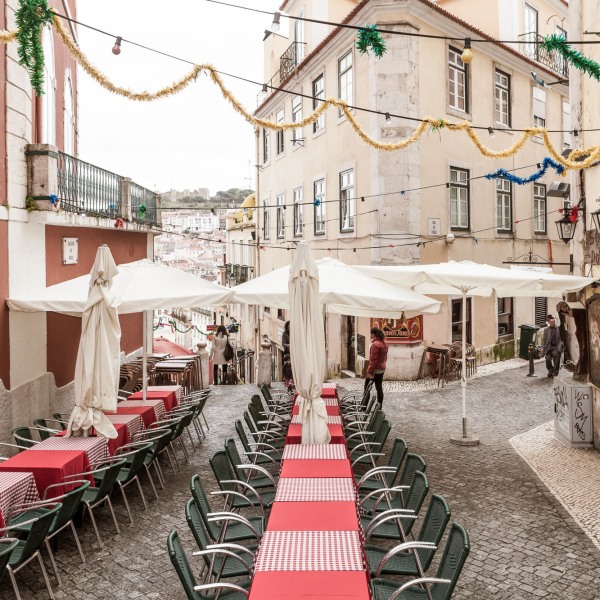 24 touristische Aufnahmen aus Lissabon