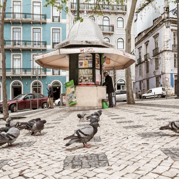 24 touristische Aufnahmen aus Lissabonin