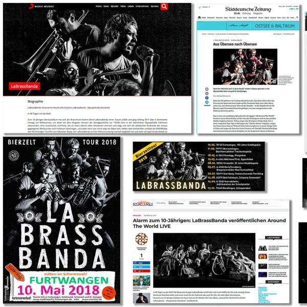 La Brass Banda, Around The World