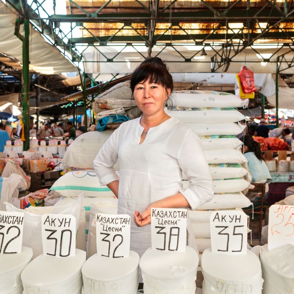 Who needs Shopping Malls, Osh Bazaar, Bishkek, Kyrgyzstan
