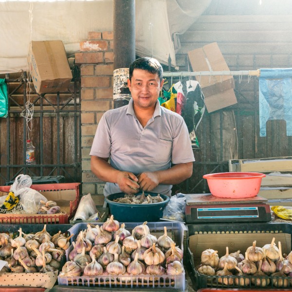 Who needs Shopping Malls, Osh Bazaar, Bishkek, Kyrgyzstan