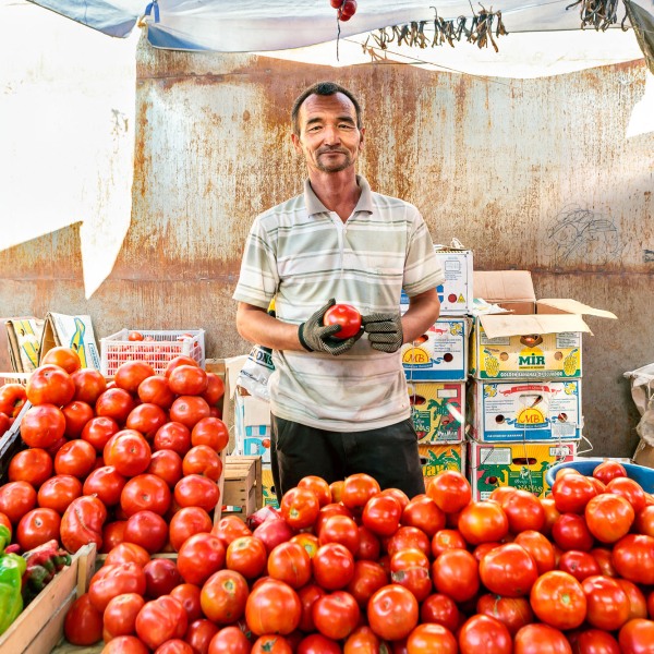 Who needs Shopping Malls, Osh Bazaar, Bishkek, Kyrgyzstan
