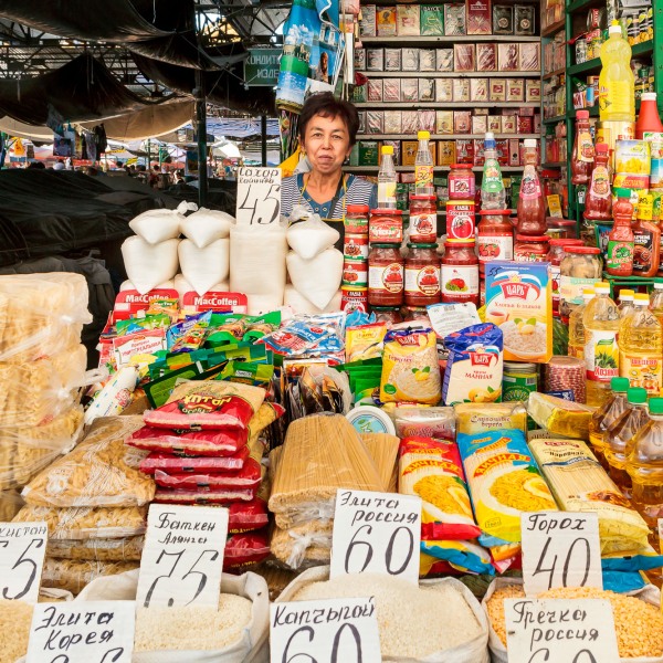 Who needs Shopping Malls, Osh Bazaar, Bishkek, Kyrgyzstan
