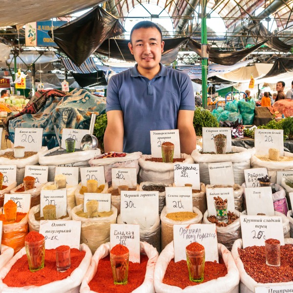 Who needs Shopping Malls, Osh Bazaar, Bishkek, Kyrgyzstan