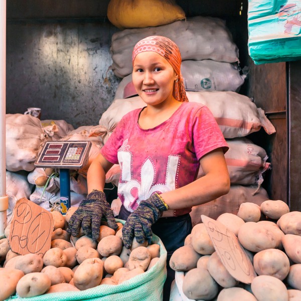 Who needs Shopping Malls, Osh Bazaar, Bishkek, Kyrgyzstan